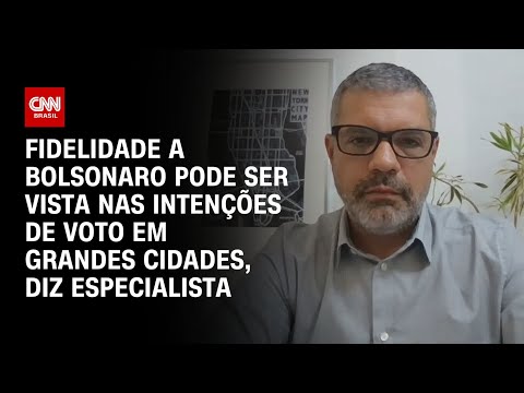 Fidelidade a Bolsonaro pode ser vista nas intenções de voto em grandes cidades, diz especialista |WW