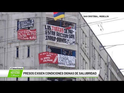 Presos exigen condiciones dignas de salubridad - Teleantioquia Noticias