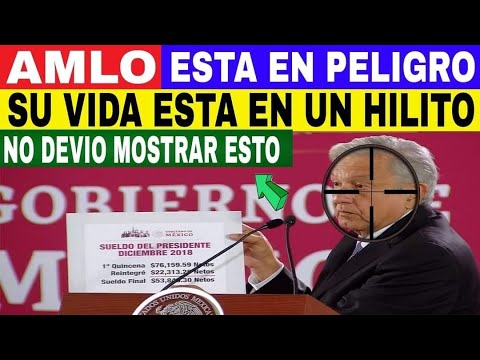 AMLO REVELA INFORMACION QUE LE PODRIA COSTAR SU VIDA, NOTICIAS DE MEXICO