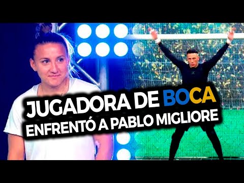 Una jugadora de Boca Juniors supo como patearle un penal a Pablo Migliore