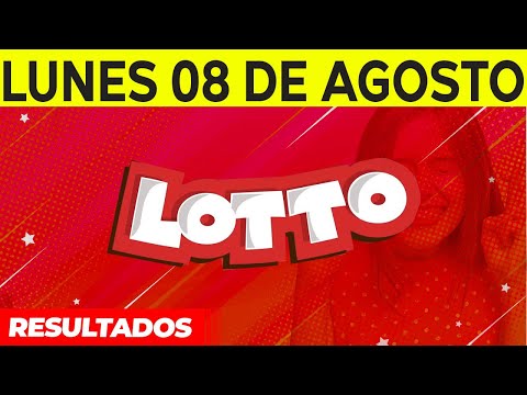 Resultados del Lotto del Lunes 8 de Agosto del 2022