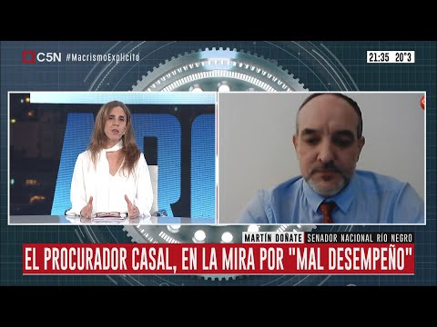 Impulsan el juicio político al procurador Casal: Habla Martín Doñat, Senador Nacional de Rio Negro