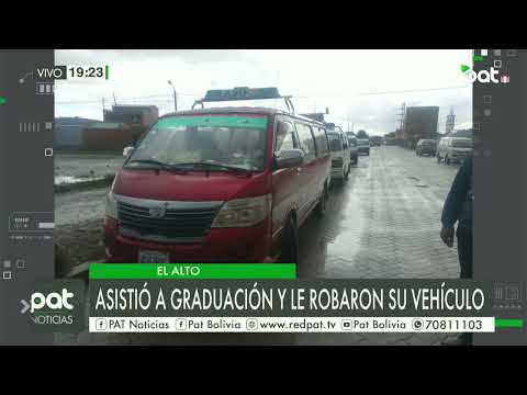 Robo de vehículo en El Alto