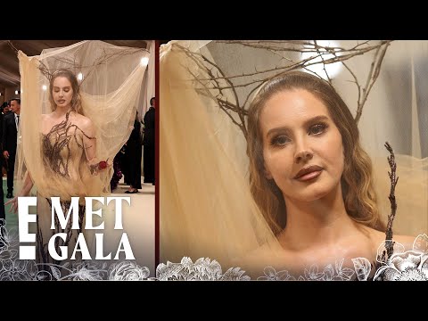 Lana Del Rey Is a FORCE of Nature With Unique Look | 2024 Met Gala