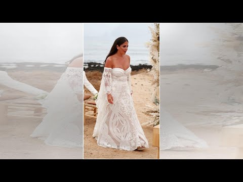 La creadora del vestido de novia de Anabel Pantoja: Desde la firma, en Nueva Zelanda, están en...