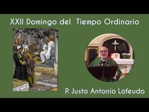 Vigesimosegundo domingo del tiempo ordinario. P. Justo Antonio Lofeudo. (01.09.2024)