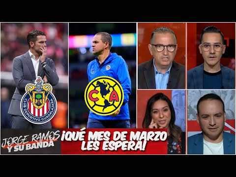 CLÁSICO NACIONAL América vs Chivas se miden en Concachampions y en Liga MX | Jorge Ramos y Su Banda