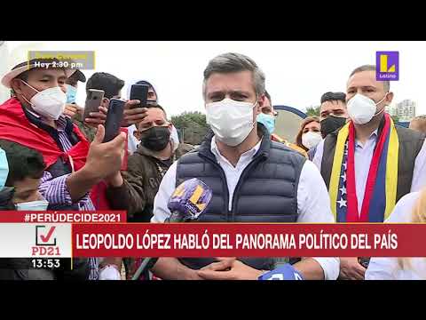 ? Leopoldo López habló del panorama político del Perú