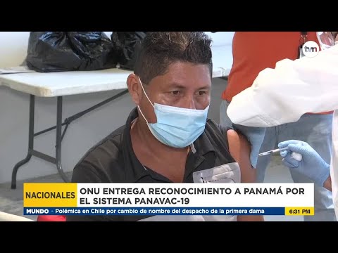 ONU entrega reconocimiento a Panamá por desarrollo de programa en la pandemia