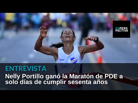 Nelly Portillo ganó la Maratón de PDE a solo días de cumplir 60 años: Empecé a caminar a los 45