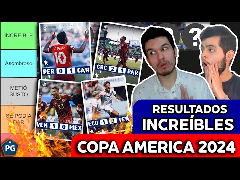 RESULTADOS INCREÍBLES: COPA AMÉRICA 2024 (FASE de GRUPOS)?