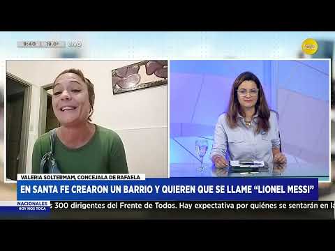En Santa Fe crearon un barrio y quieren que se llame “Lionel Messi - Valeria Soltermam