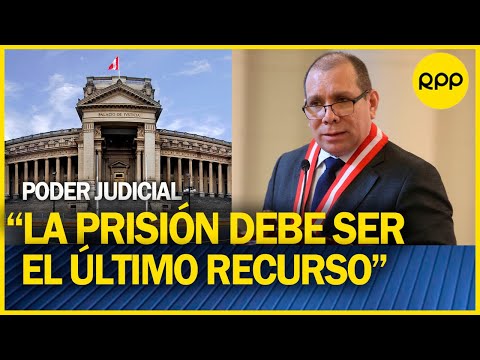 Pdte. del PODER JUDICIAL: “La cultura de litigio es una realidad que tenemos en el Perú”