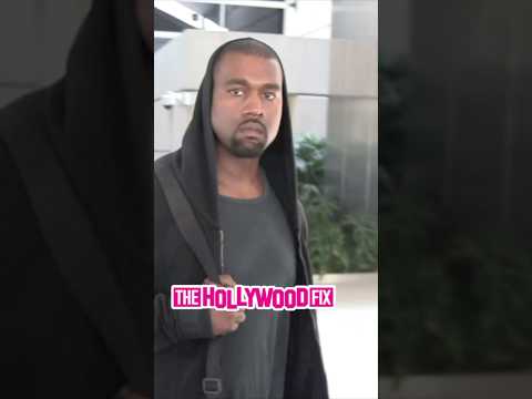 Kanye West Loses His Cool & Snaps On Paparazzi When Touching Down A LAX Airport In Los Angeles, CA