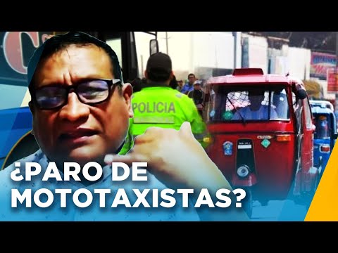 ¿Próximo paro de mototaxistas? Hasta la Policía filtra la información de la denuncia