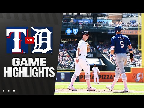 Rangers vs. Tigers Game Highlights (5/11/25) | MLB Highlights