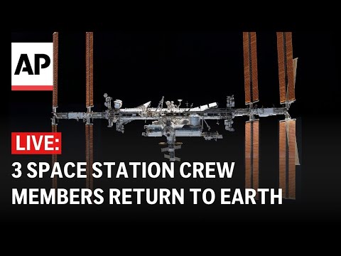 LIVE: NASA astronaut and Russian cosmonauts return from the space station