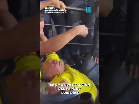 Emotiva reacción del papá de Luis Díaz tras el doblete con el que Colombia le remontó a Brasil ?