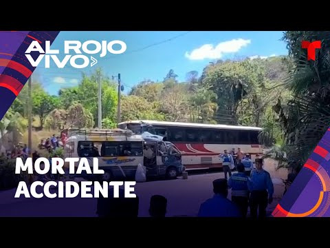 Accidente de autobuses en Honduras deja al menos 19 muertos