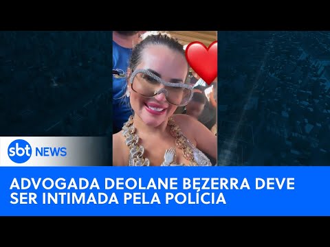 Deolane Bezerra é investigada ao postar de foto com colar de chefe do tráfico|#SBTNewsnaTV(16/02/24)