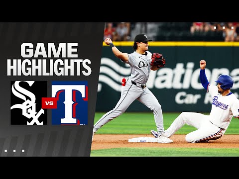 White Sox vs. Rangers Game Highlights (7/25/24) | MLB Highlights