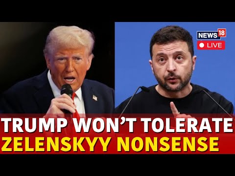 US Ukraine Military Aid | Trump Issues Ultimatum To Zelenskyy On LIVE TV | Trump Vs Zelenskyy |N18G