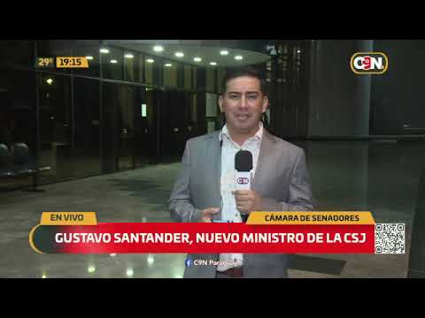 Gustavo Santander Dans, nuevo ministro de la CSJ