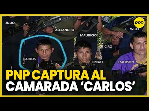 Camarada 'Carlos', vinculado a Sendero Luminoso, fue capturado por la PNP