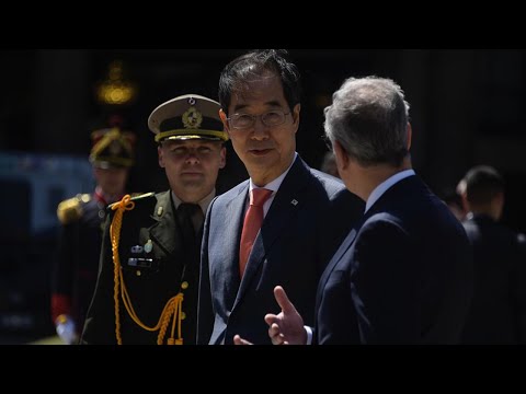 Lacalle Pou recibió al primer ministro de Corea del Sur