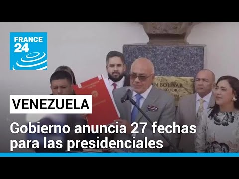 Parlamento venezolano presentó al CNE 27 opciones de fecha para las elecciones presidenciales