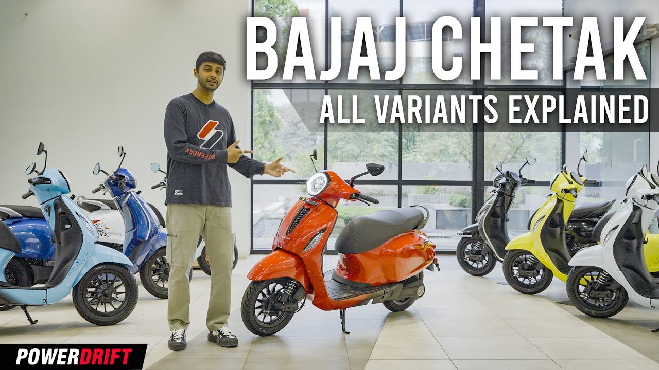 Bajaj Chetak Variants explained | Which Chetak features what? | PowerDrift