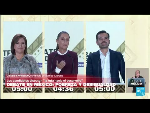 Los candidatos mexicanos presentan sus propuestas en crecimiento económico empleo e inflación