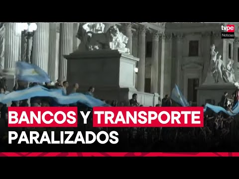 Argentina: segunda huelga general en protesta contra Javier Milei
