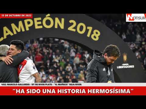 Ha sido una historia hermosísima: Marcelo Gallardo deja RIver Plate