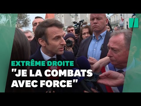 Macron regrette que Le Pen soit moins présentée comme d'extrême droite