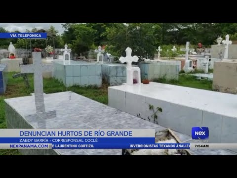 Denuncian hurtos en cementerio de Río Grande, Penonomé