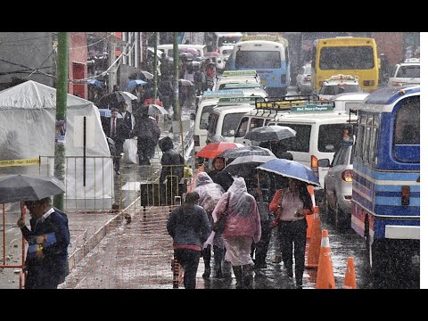 Emiten alerta naranja por lluvias en La Paz