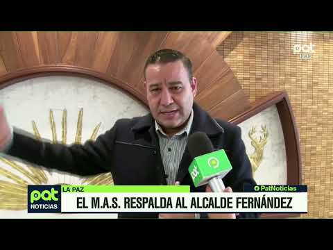 Diputado del MAS respalda al alcalde Jhonny Fernández