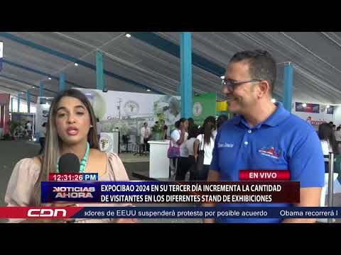 Expo Cibao 2024 en su tercer día incrementa la cantidad de visitantes en los diferentes stand