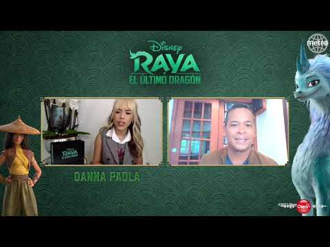 Danna Paola habla de Raya y el Último Dragón