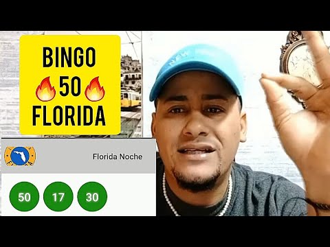 BINGOOOO 50 PREMIO MAYOR FLORIDA NOCHE FUUUUUUALEX NÚMEROS