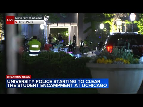 Police move in to break up University of Chicago pro-Palestinian encampment