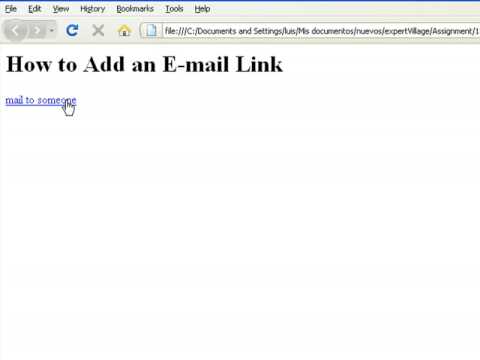 Create Html Link On Desktop