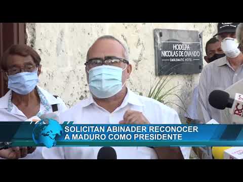 Solicitan Abinader reconocer a Maduro como presidente