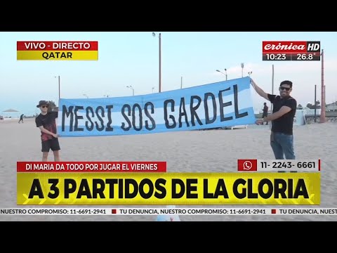 Copa del Mundo: ¡Argentina a tres partidos de la gloria!