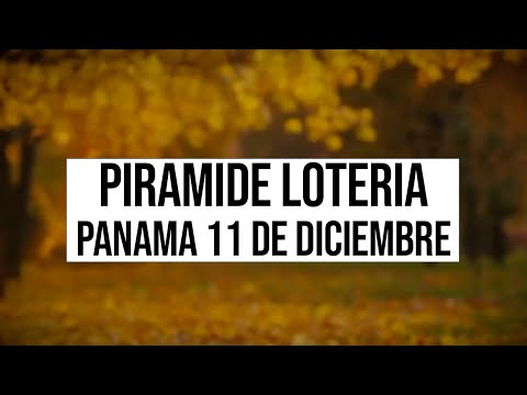 Pirámides de la suerte para el Domingo 11 de Diciembre 2022  Lotería de Panamá