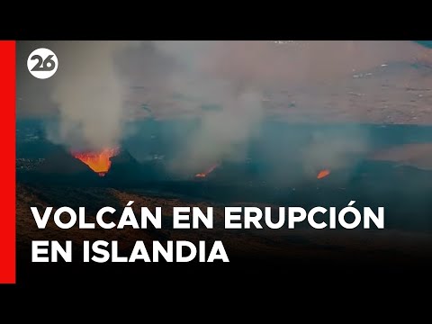 ISLANDIA - EN VIVO | El volcán Svartsengi entró en erupción en el este de Grindavik