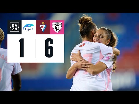 SD Eibar vs Madrid CFF (1-6) | Resumen y goles | Highlights Liga F