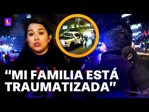 Policía y familiares asaltados por delincuentes en SJL: Toda mi familia está traumatizada