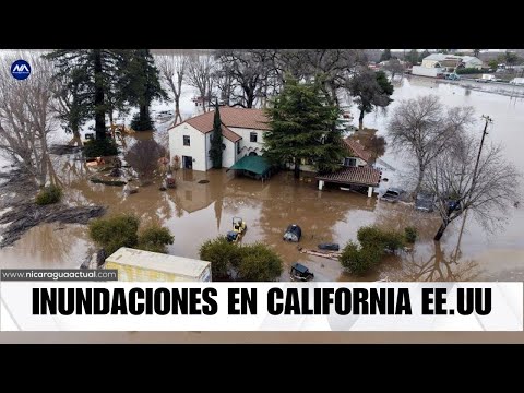 Tormenta invernal deja severas inundaciones en California, Estados Unidos